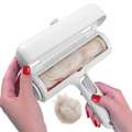 WagNestra Lint Roller release button pressed emptying fur